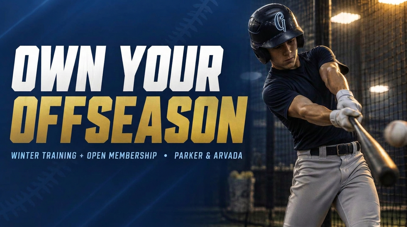 Own your offseason — Gameday winter training and open membership in Parker and Arvada